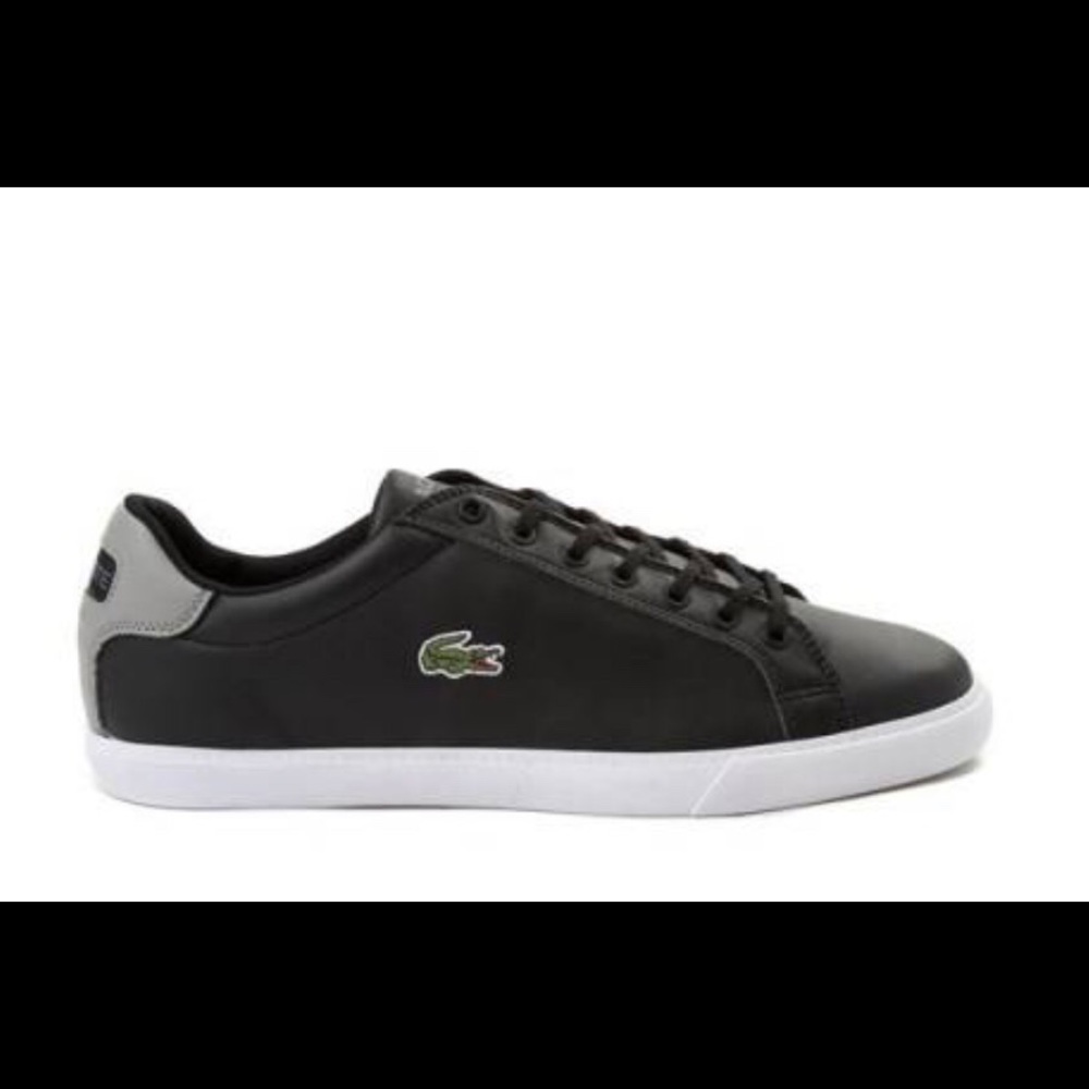Lacoste black/grey leather size 8.5